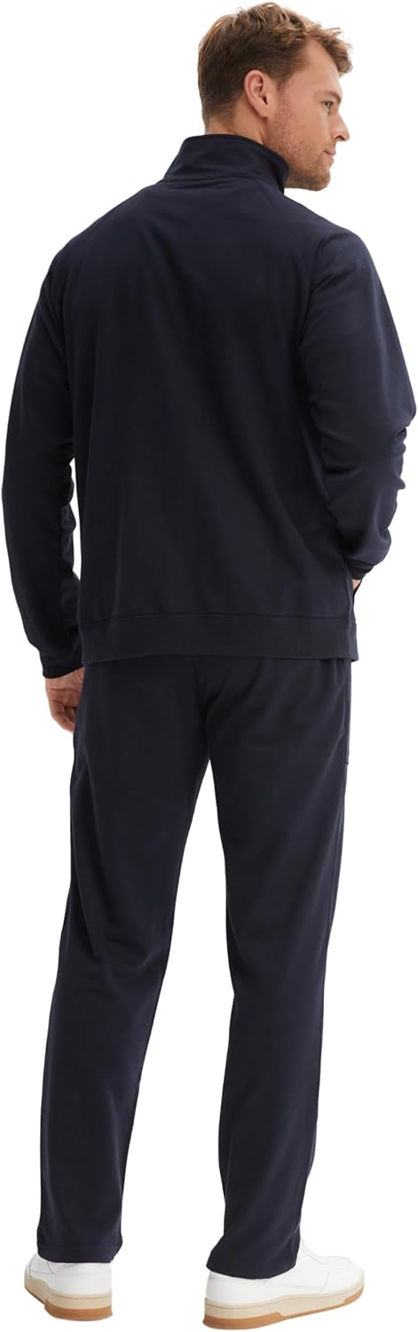 Morgenstern Herren Hausanzug - Trainingsanzug - Sportanzug - Baumwolle - Komplett XXL Blau, XXL Blau