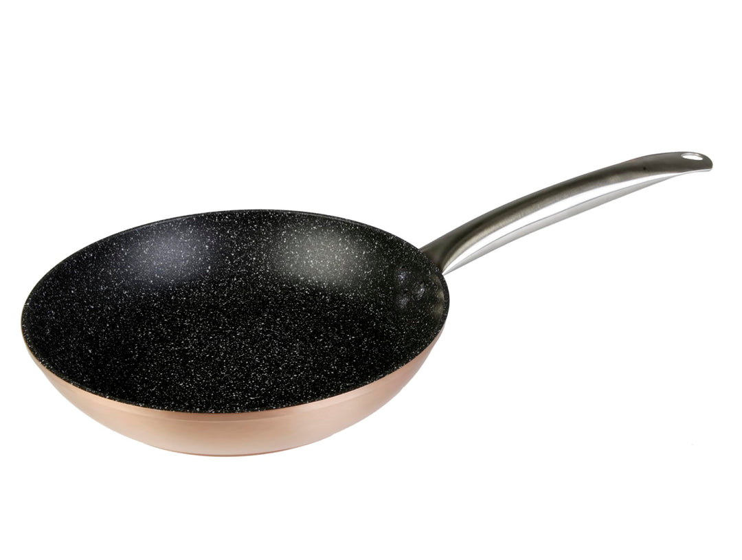 Wecook 10528 Bratpfanne, 28 cm, antihaftbeschichtet, Induktionsboden, frei von BPA und PFOA, geschmi