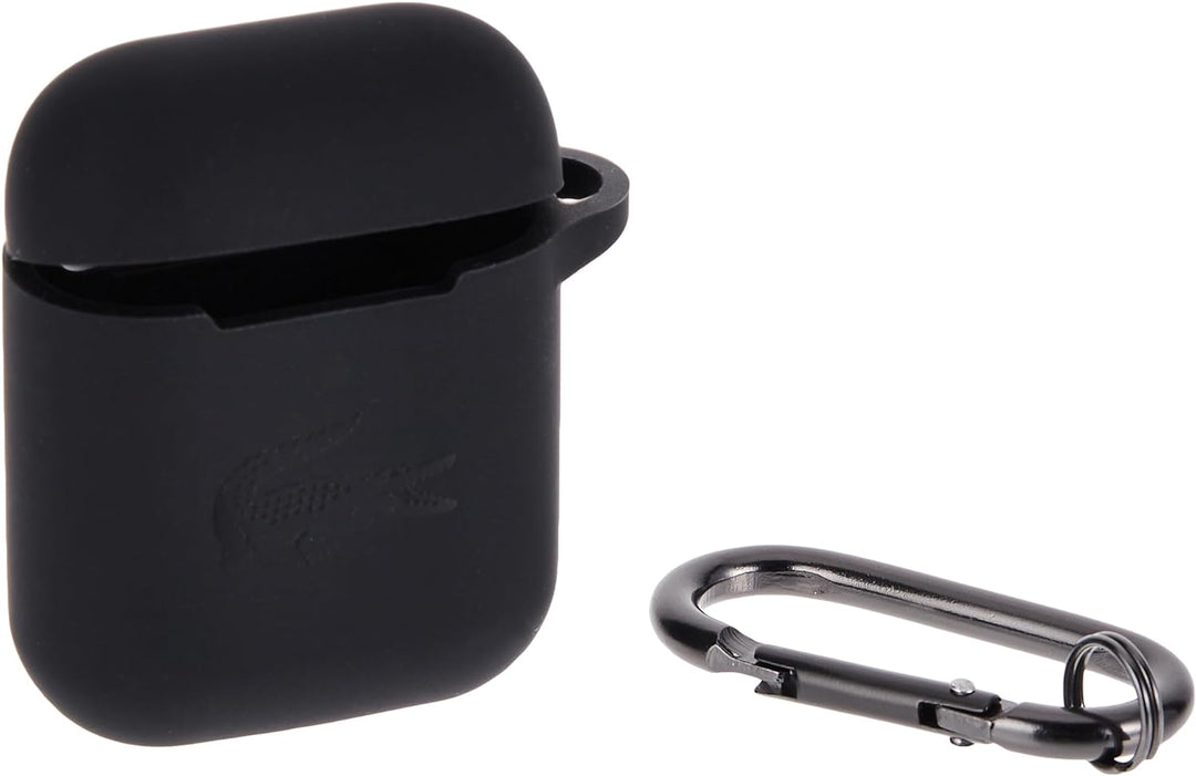 Lacoste LCA2SK Hülle für Airpods Schwarz Silicone