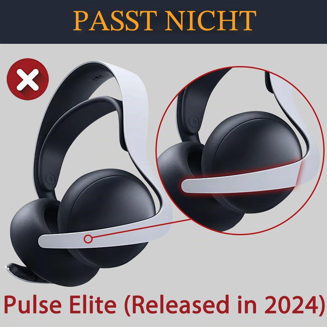 SOULWIT Kühlgel Ersatz Polster Ohrpolster für Sony PS 5 Puls PS5 3D Wireless Headset, Ersatzpolster