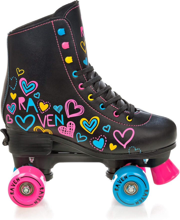 Raven Verstellbare Rollschuhe Roller Skates Trista/Serena - Kugellager Carbon Abec7 - SAS - Shock Ab