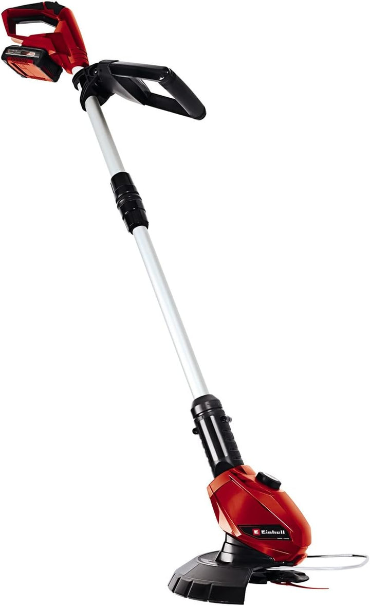 Einhell Akku-Rasentrimmer GE-CT 18 Li Kit Power X-Change (Li-Ion, 18V, Motorkopf drehbar, Flowerguar