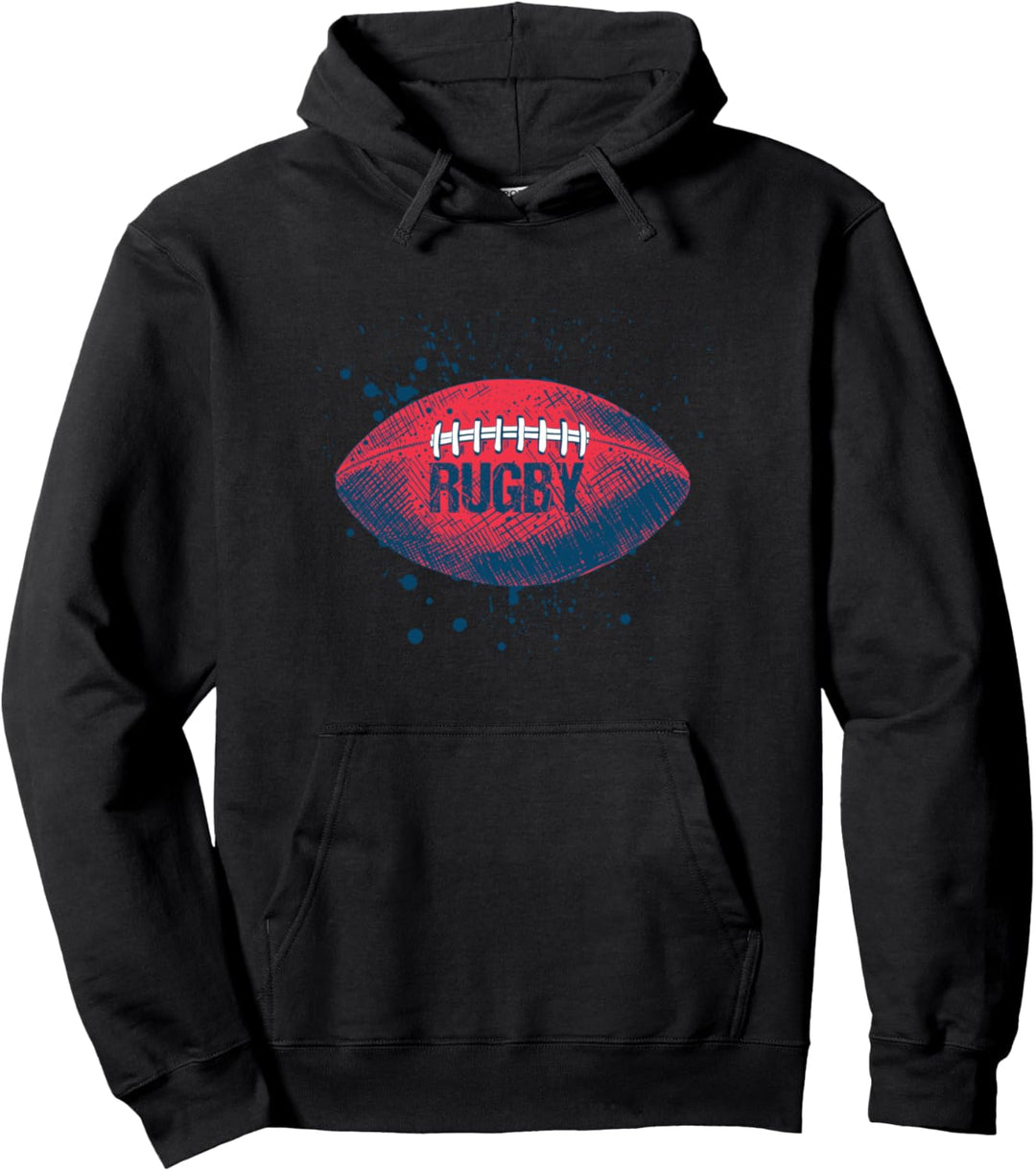 Amerikanischer Rugby Rugger Spieler Ball Football Geschenk Pullover Hoodie