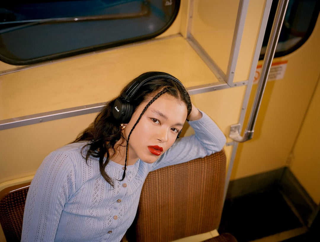 Marshall Major IV On Ear Bluetooth Kopfhörer, Kabelloser Ohrhörer, Faltbar, 80 Stunden kabellose Akk