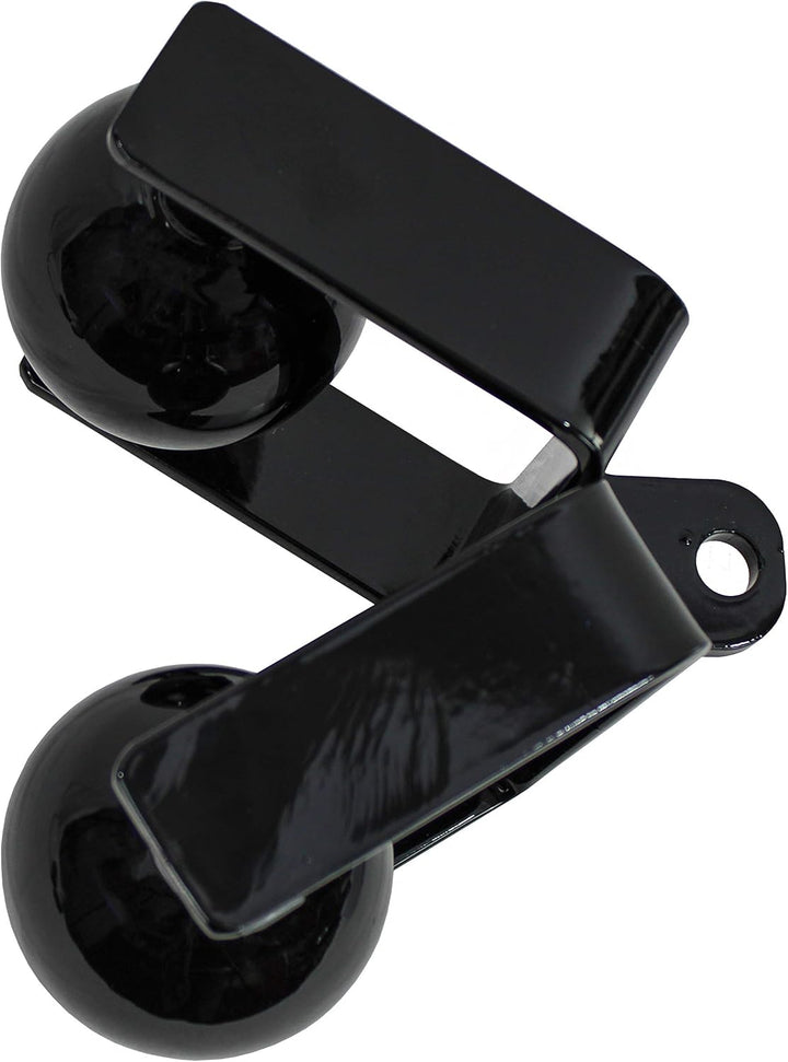 Zweihand Kugelgriff, Double Balled Rowing Handle, Arm und Griffkraft Trainingsgerät, Schwarz, doppel