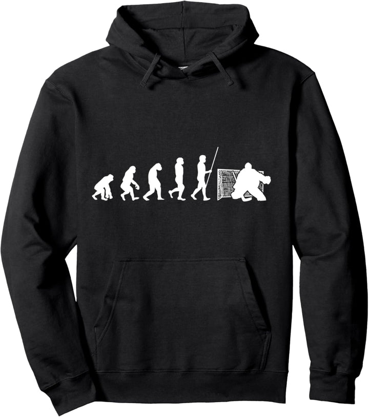 Eishockey Torwart I Goalie | Ice Hockey Evolution Geschenk Pullover Hoodie