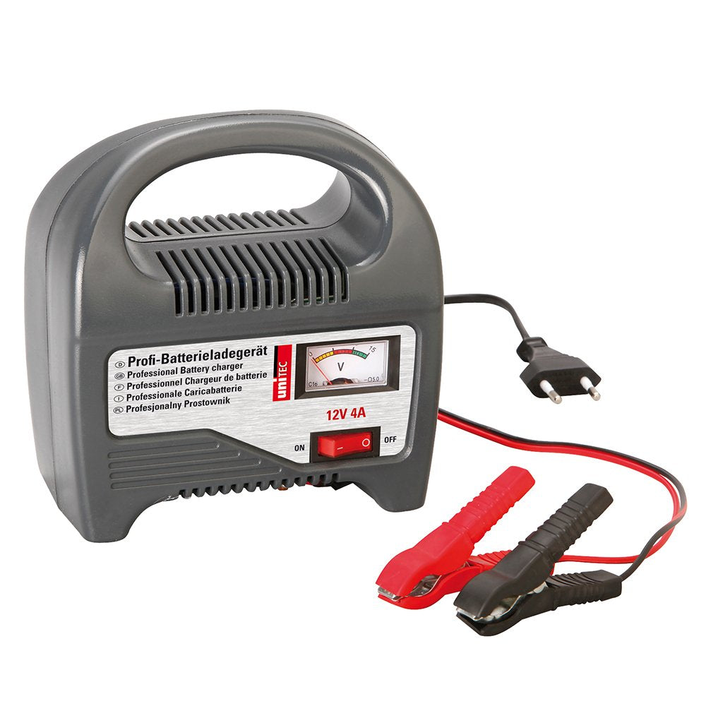 Unitec 77941 Batterieladegerät Profi, 4 A 12 V 4A, 4A