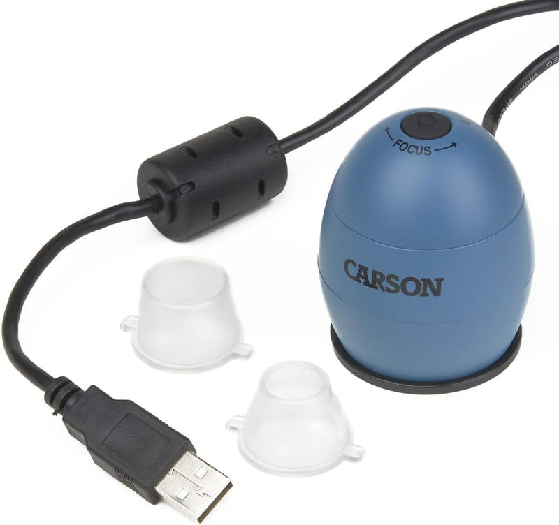 Carson MM-480b zOrb USB Digital-Mikroskop mit Foto- und Videofunktion, ideal für Schule, Forschung,