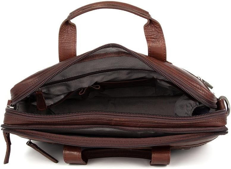 Spikes &amp; Sparrow Bronco R-140 BR 70 Unisex-Erwachsene Henkeltaschen 36x28x9 cm (B x H x T) Schwarz,
