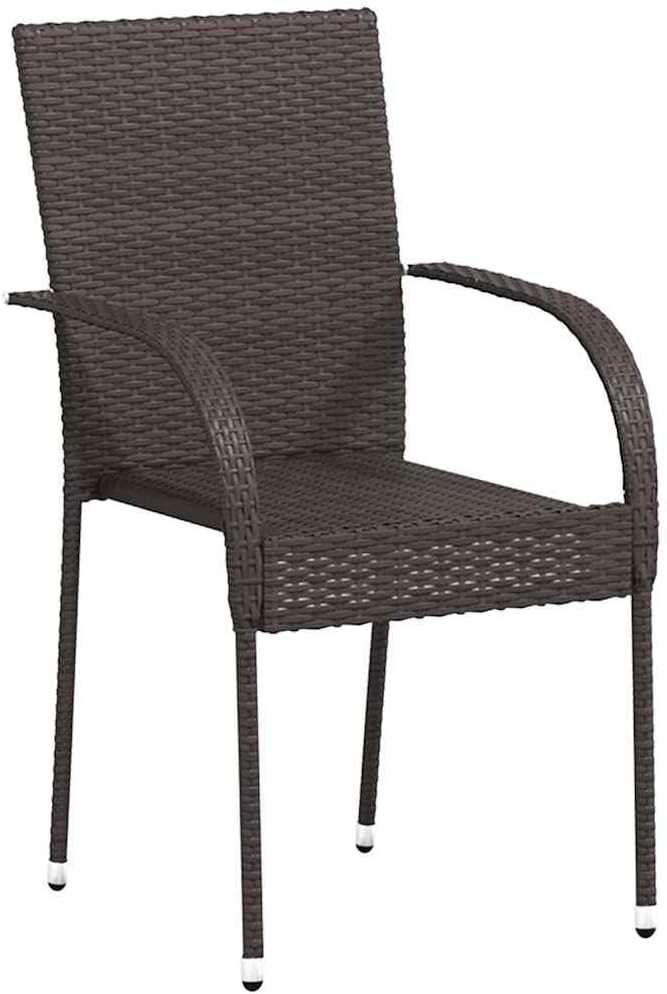 vidaXL 6X Gartenstuhl Stapelbar Gartensessel Stapelstuhl Essstuhl Stapelsessel Stuhl Sessel Stühle G