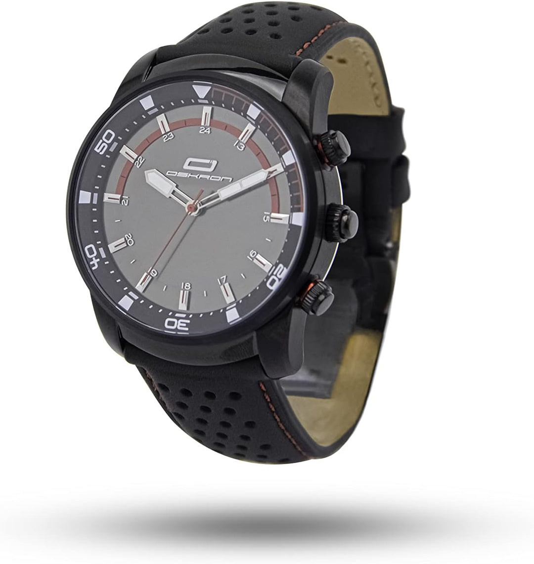 OSKRON Racing Armbanduhr mit Smartwatch Funktionen - Rot, Einheitsgrösse, Rot