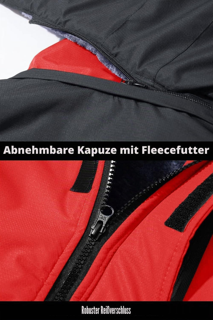 MAGCOMSEN Winterjacke Herren Warm Gefüttert Skijacke Wasserdicht Regenjacke Snowboardjacke Outdoor F