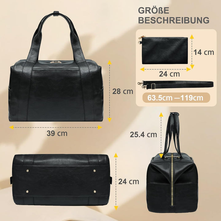 MISS FONG Reisetasche Damen Herren Sporttasche Damen Duffle Bag Weekender Damen Herren Reisetasche P