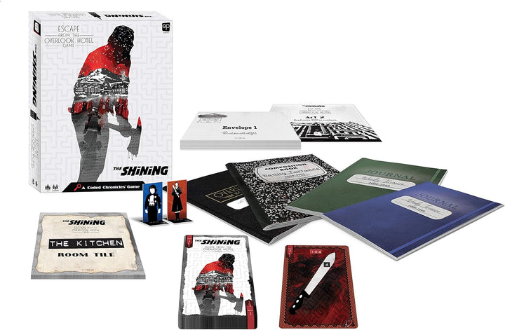 USAopoly , Shining: Escape from The Overlook Hotel-A Coded Chronicles Game - Board Game, 1 + Players