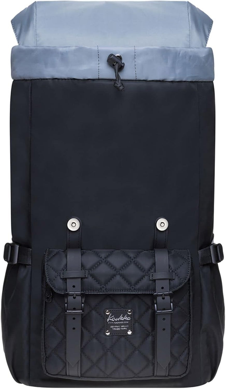 KAUKKO Rucksack Handgepäck Damen Herren Daypack mit Laptopfach für 14 Zoll Notebook für Freizeit Job