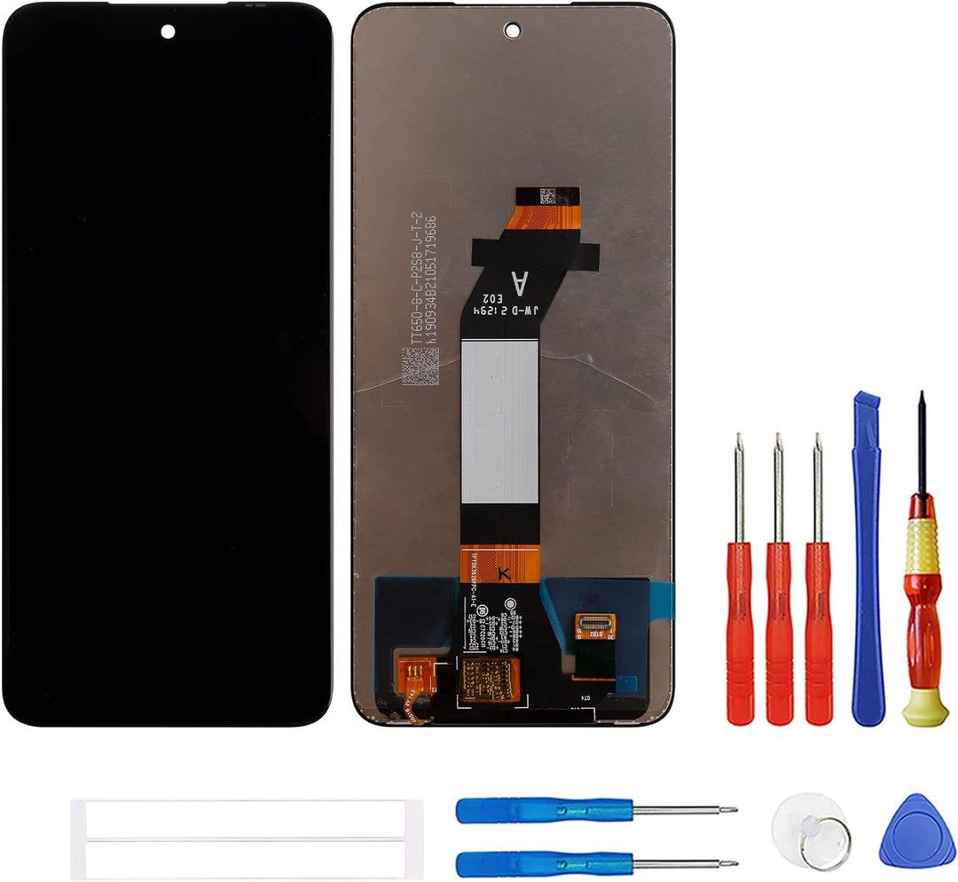 swark LCD Display Kompatibel mit Redmi 10 4G (Schwarz ohne Rahmen) Touchscreen Bildschirm Digitizer
