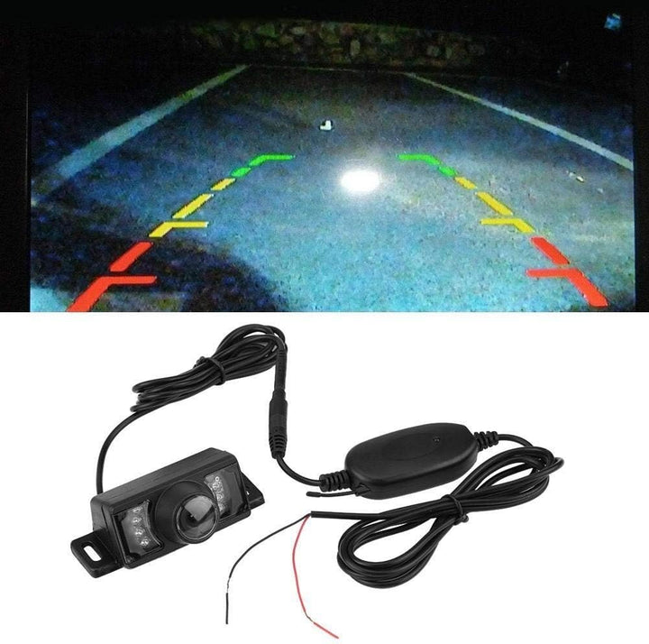KSTE 7pcs IR Nachtversion Auto-Rückunterstützungskamera + drahtloser RCA-Video-Transmitter & Receive