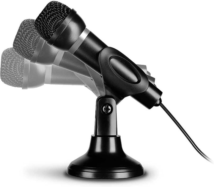 Speedlink CAPO USB Desk & Hand Microphone - Tisch- und Handmikrofon mit USB-Anschluss für Büro, Gami