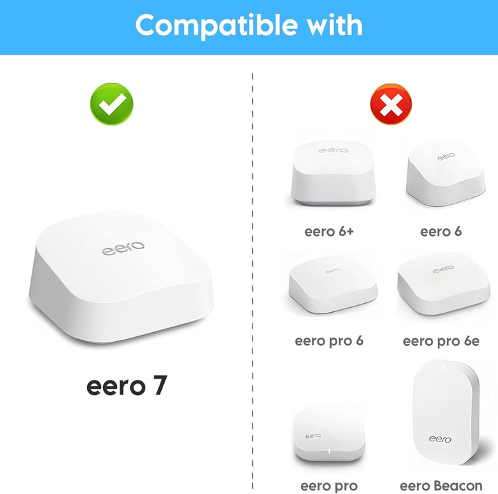 XLTTYWL eero 7 Wandhalterungs-Set, erro 7 Halterung, optimiert Platz und Kabelmanagement-Zubehör, ee