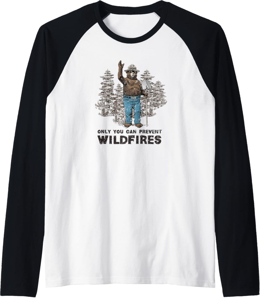 Smokey Bear Nur Sie können Waldbrände verhindern Raglan