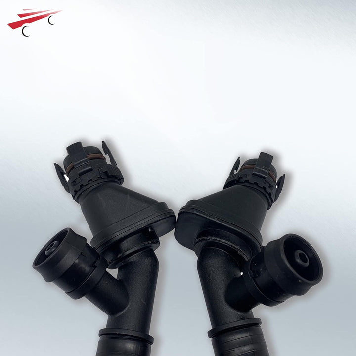 OKAY MOTOR Set of 2 Crankcase Vent Hose Left and Right for BMW X5 X6 F01 F02 F07 F10 F12 F13 550i 65