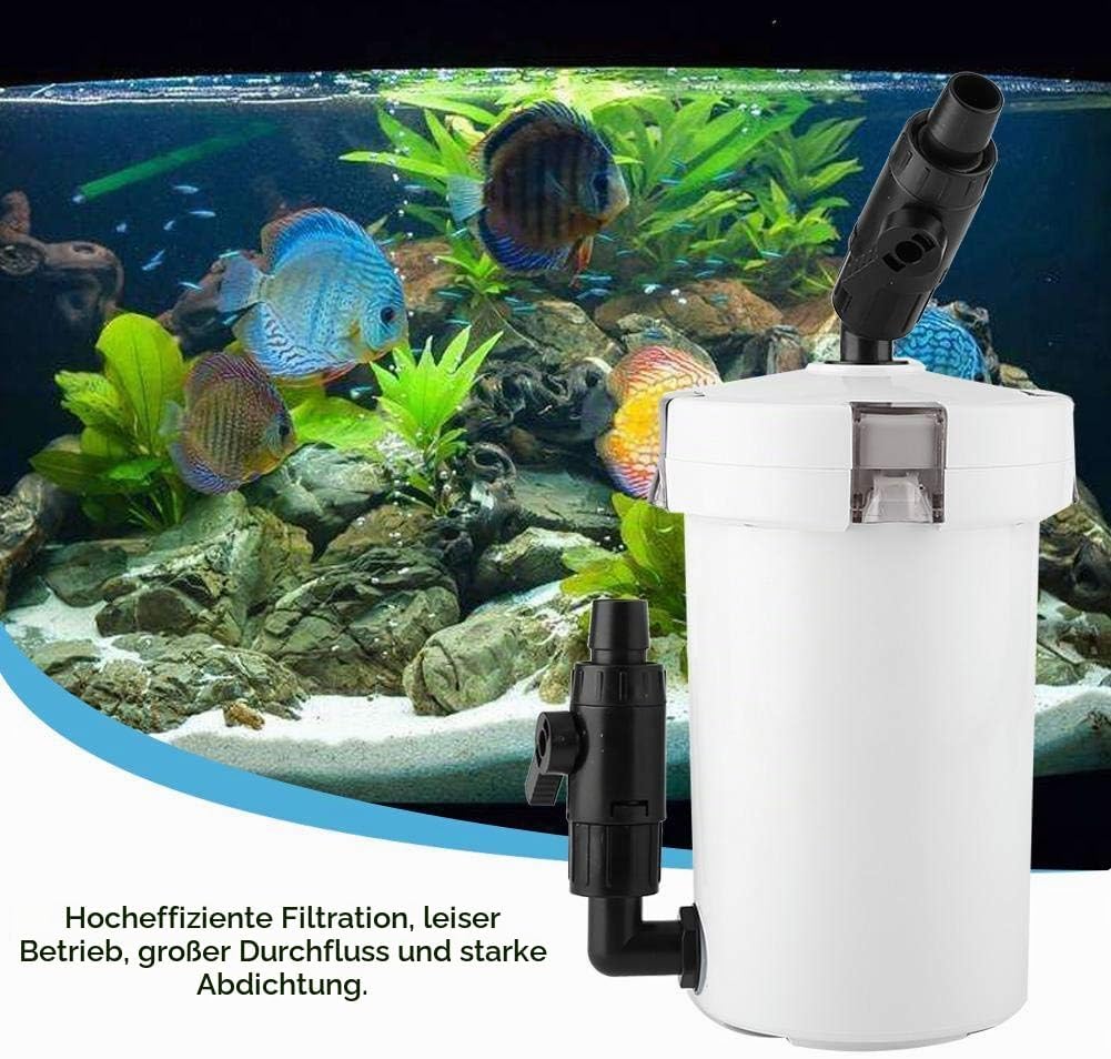 Fdit Externer Kanisterfilter des Aquarium Aquariums mit Pumpentisch Stummschaltfilter Eimer HW 602 H