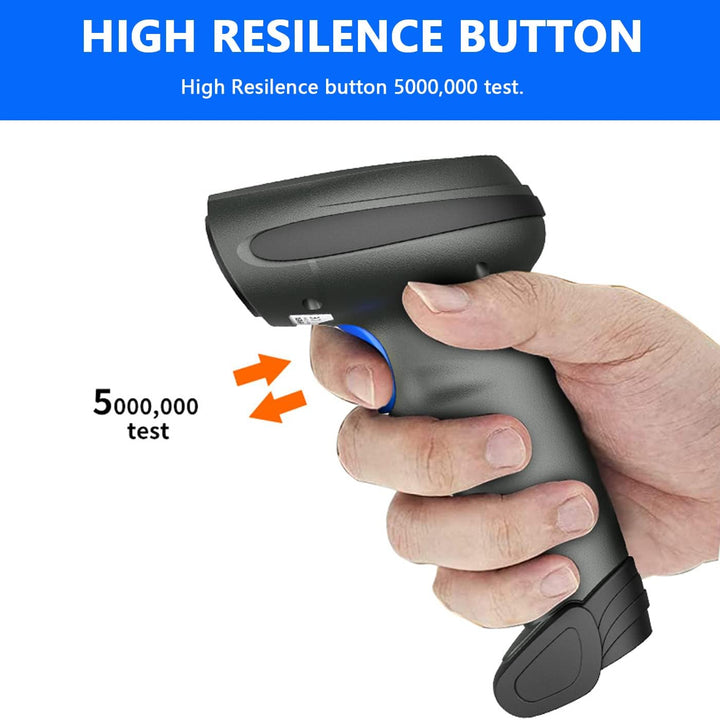 LENVII Handheld 2D QR Barcode Scanner,Kabelgebundener 1D-CCD-Barcode-Leser, unterstützt das Scannen