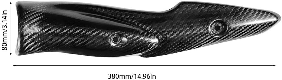 DEWIN Z900 Carbon Auspuffblende, Motorrad Hitzeschild Motorrad Auspuffanlage Carbon Hitzeschild Scha
