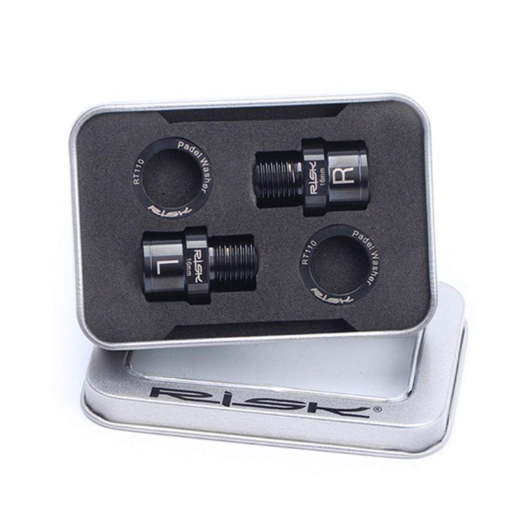 Bike Pedal Spacer Extender, Hochleistungs-Titanlegierung 9/16 "Pedaladapter Spacer Fit Bike SPD MT M