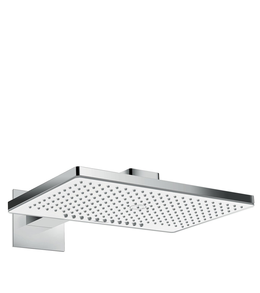hansgrohe Rainmaker Select 460 Duschkopf, Kopfbrause mit 2 Strahlarten, Weiss/Chrom Wandanschluss 2
