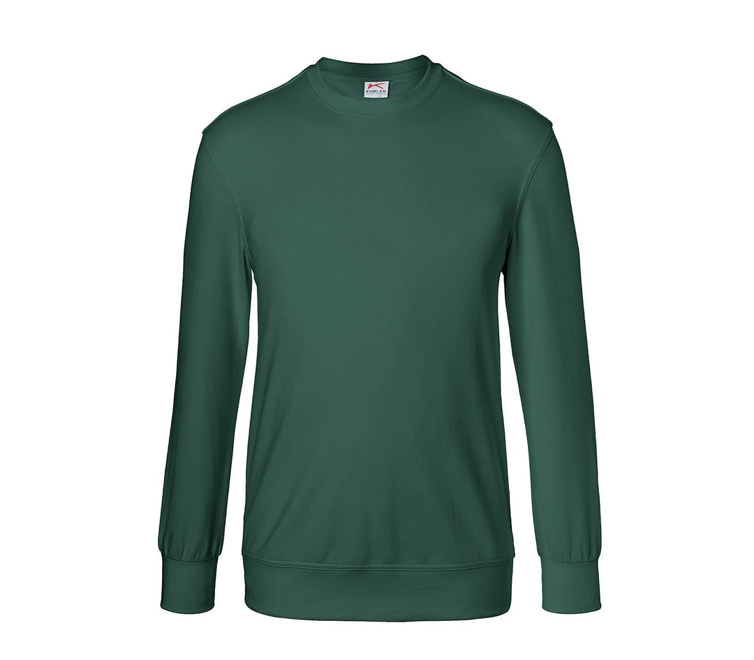 KÜBLER Workwear Herren Sweatshirt Sweatshirt XS Moosgrün, XS Moosgrün