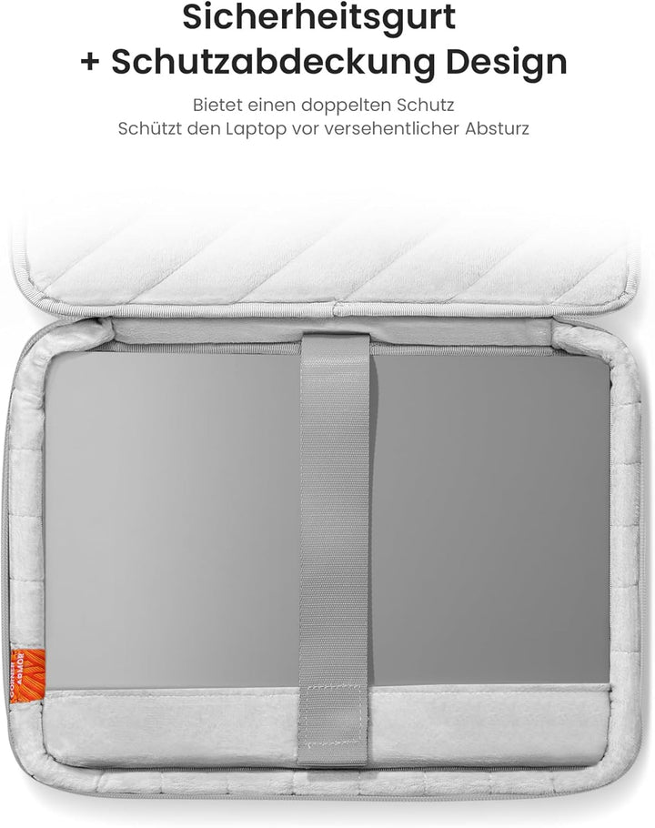 tomtoc 360° Tasche Hülle für Neu 13-Zoll MacBook Air 2025-2018 M4/M3/M2/M1, 13 Zoll MacBook Pro M2/M