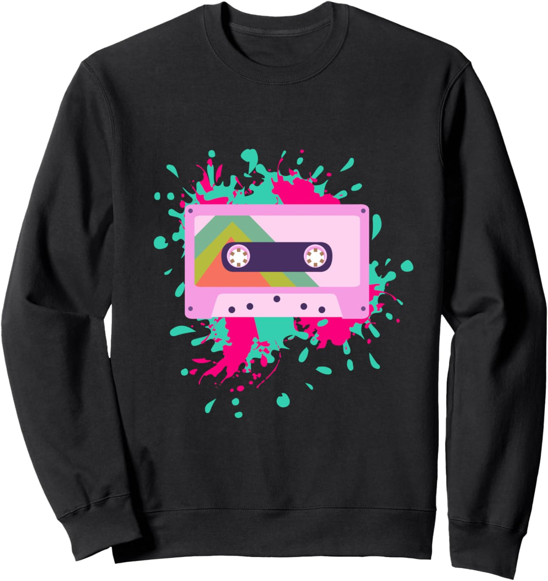 Retro Kassette Musikkassette - Vintage Tape Mixtape Sweatshirt