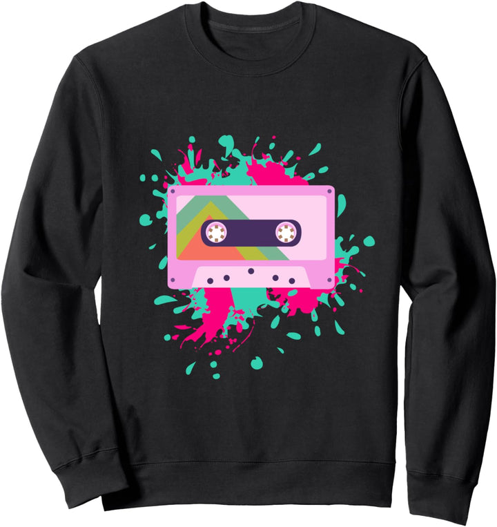 Retro Kassette Musikkassette - Vintage Tape Mixtape Sweatshirt