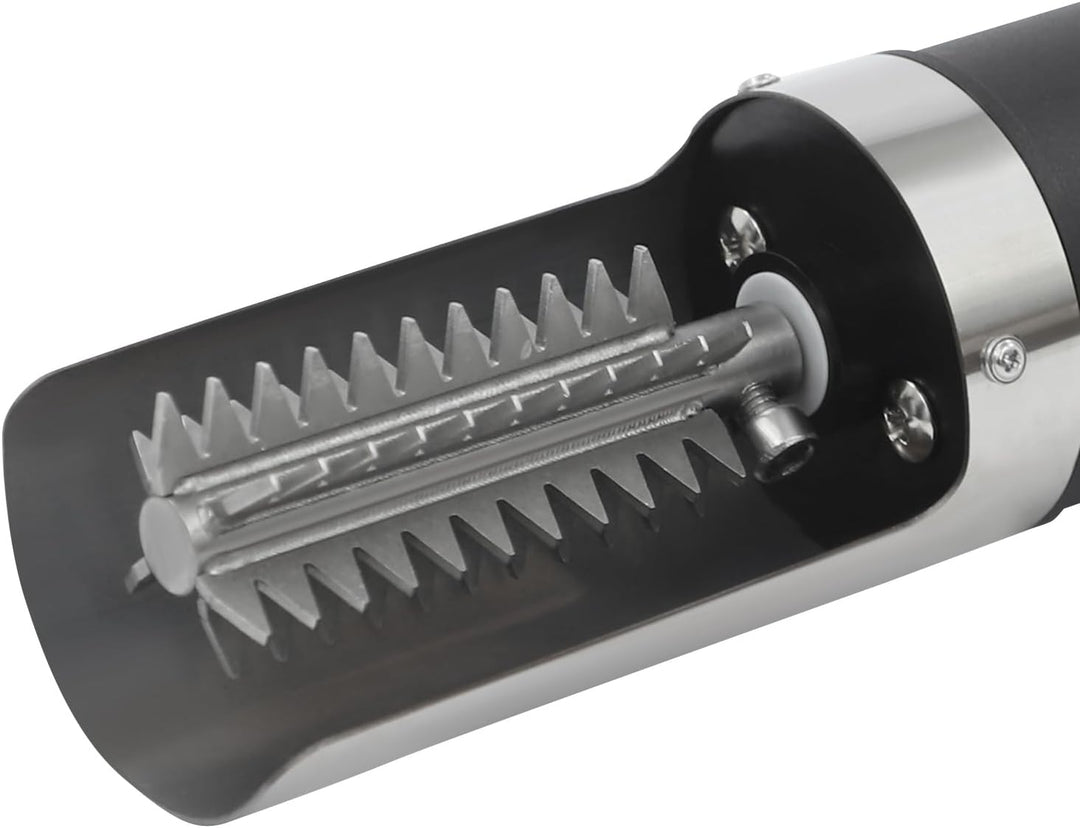 Elektrischer Fischentschupper mit 6-seitige Edelstahlrolle, 7000 rpm, kabelloser Fischschuppen-Schab