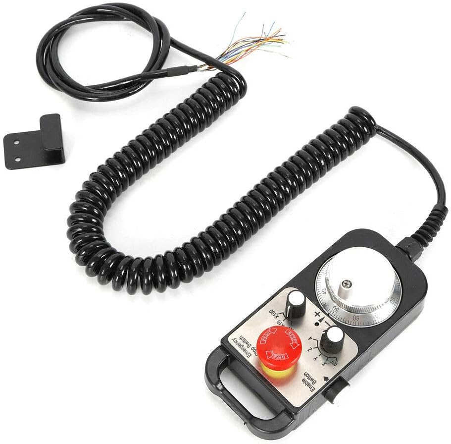 Impulsgenerator, 4 Achse Elektronisches Handrad MPG Anhänger mit Not-Aus Handregler Linientreiber Ha