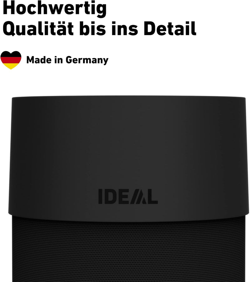 IDEAL - Luftreiniger AP40 PRO Black Edition bis 50m² | Made in Germany | HEPA Filter und Aktivkohlef