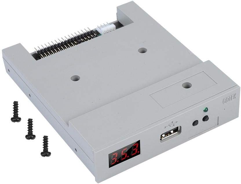 Eboxer ABS Laufwerk SFR1M44-U100 3,5 Zoll 1,44 MB USB-SSD-Diskettenlaufwerk-Emulator Plug & Play (we