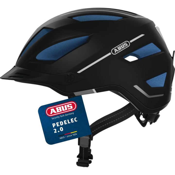 ABUS Stadthelm Pedelec 2.0 - Fahrradhelm mit Rücklicht und Regenhaube - für den Stadtverkehr - für D