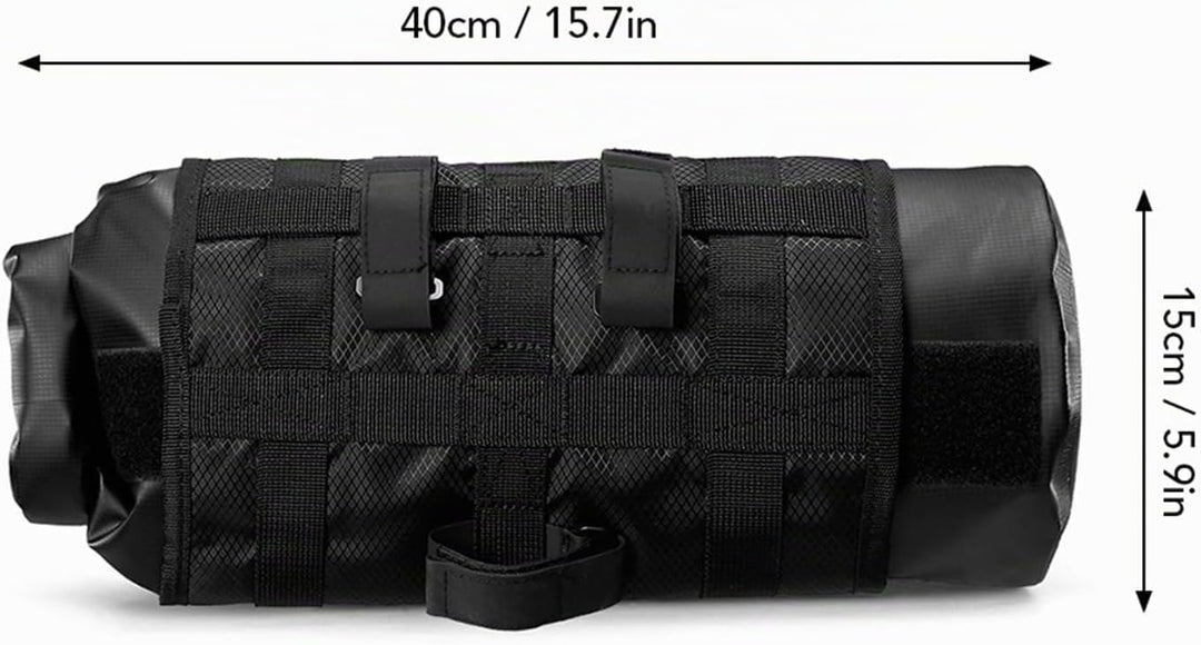 Lixada Wasserdicht vorne Fahrrad Tasche, Bike Frontrahmen Lenker Gepäckträger mit Rolle, Dry Bag Top