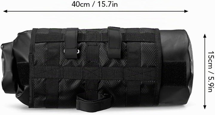 Lixada Wasserdicht vorne Fahrrad Tasche, Bike Frontrahmen Lenker Gepäckträger mit Rolle, Dry Bag Top