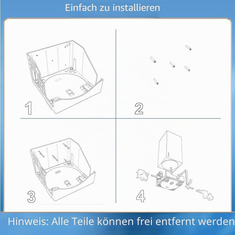 Hosanwell Xbox Series X Wandhalterungs, Halterungs Wand für Xbox Series X Konsole und Controller und