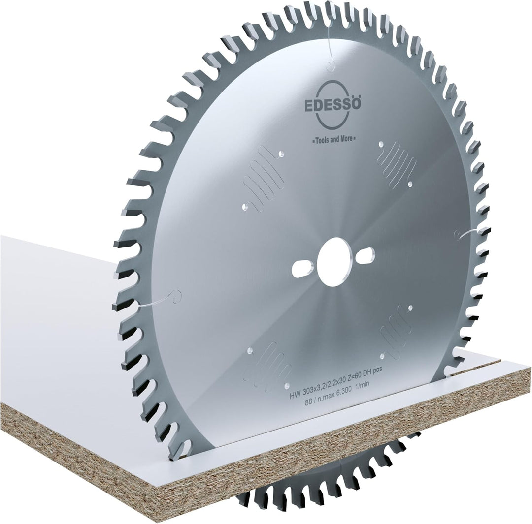 Edessö 44030330 HM-Kreissägeblatt Präzision-Spezial 2 KNL HW, Z=60 HD pos, 303 x 3,2/2,2 x 30 mm, Si