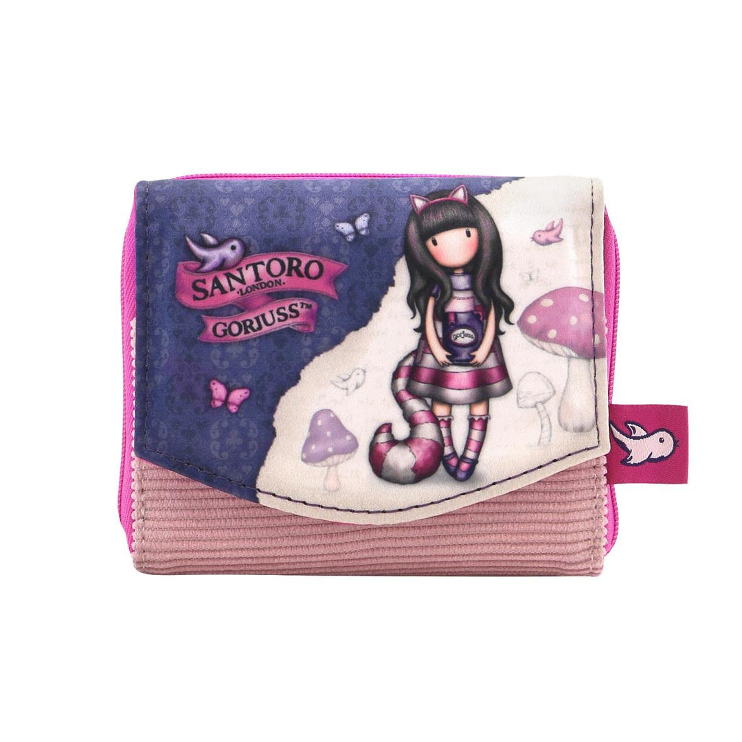 Safta 1074gj03, Unisex-Kinder Gorjuss™ Geldbörse „Cheshire Cat“, Multicolor,