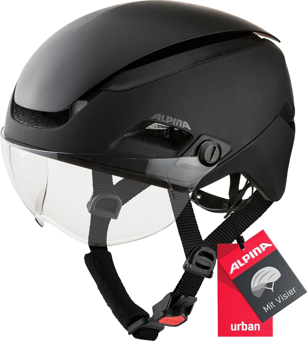 ALPINA ALTONA V - Extrem Leichter, Beleuchteter & Belüfteter Fahrradhelm Mit Selbsttönenden Visier F