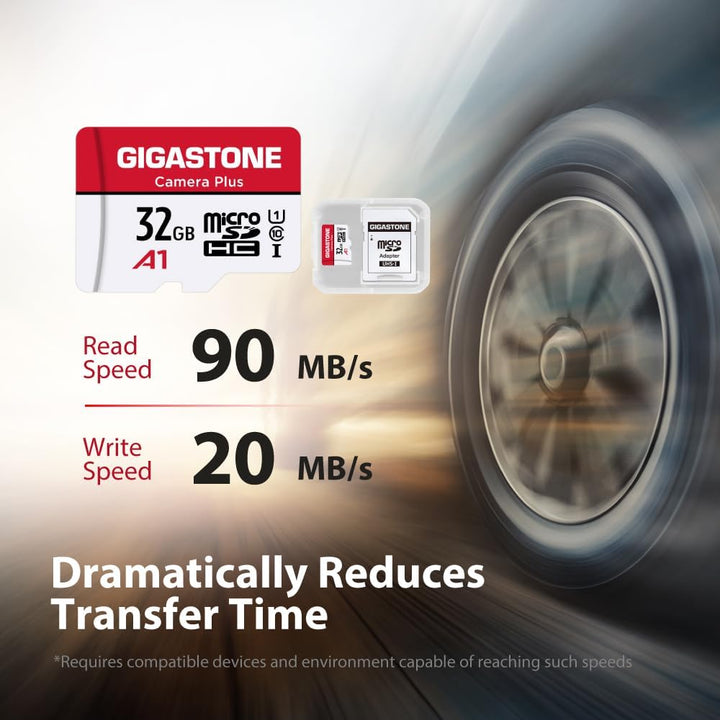 Gigastone Kamera Plus 32GB MicroSDHC Speicherkarte 10er-Pack + 2SD Adapter, für Action-Kamera und Dr