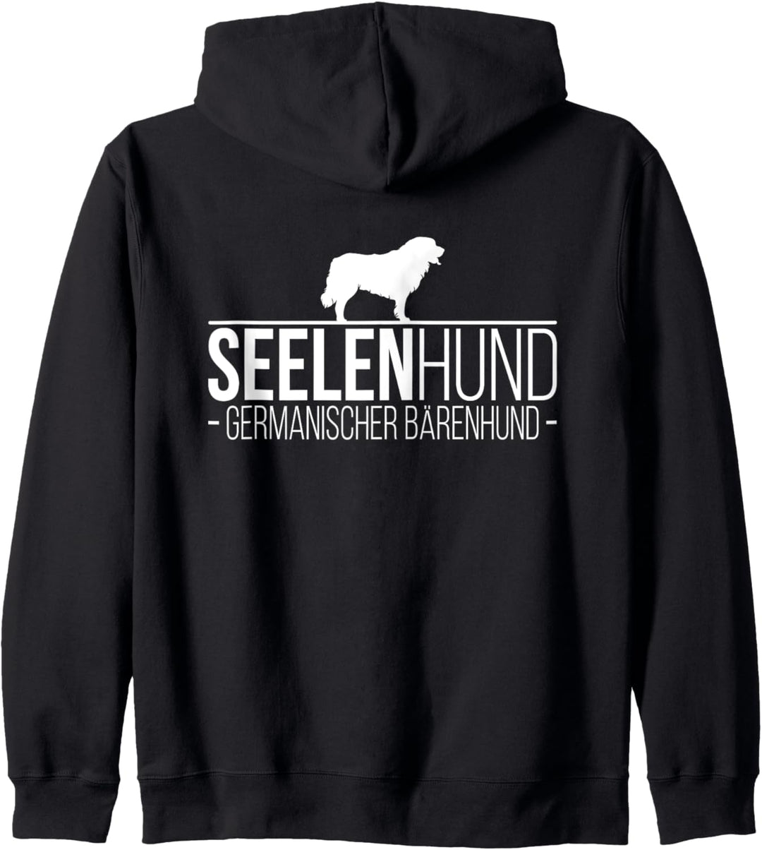 Germanischer Bärenhund mein Seelenhund Hund Hundespruch Kapuzenjacke