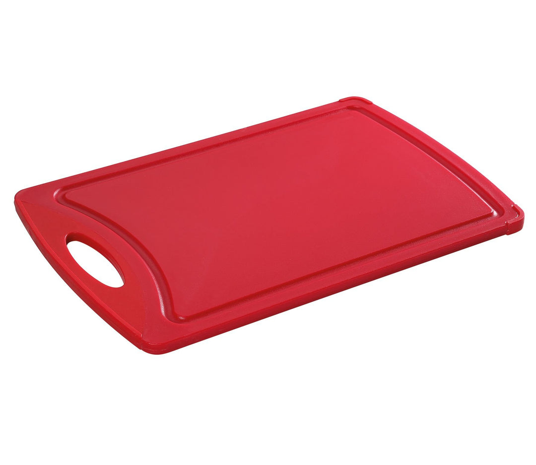 Zassenhaus 062151 Schneidbrett, rot 38 x 25 cm Easy Cut Rot 38L x 25B cm, Rot 38L x 25B cm