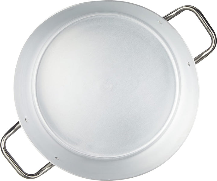 Pentole Agnelli Hoher Schmortopf, Metall, Silber/schwarz, 40 cm 25 Litri, 25 Litri