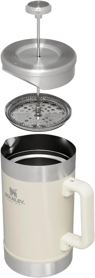 Stanley The Stay-Hot French Press 10-02888-087, cremefarben